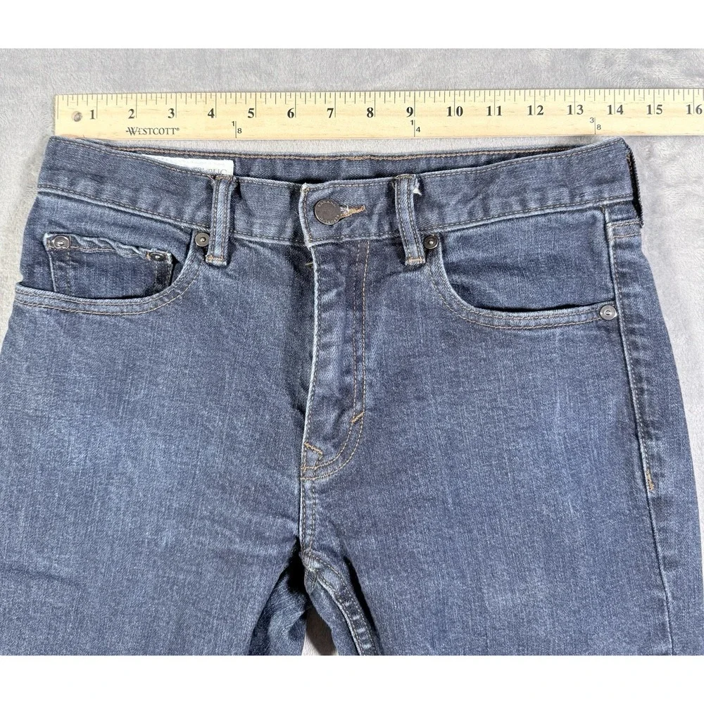 Banana Republic Mens Slim Fit Jeans 29x30 Dark Wash Blue Stretch Denim Pants